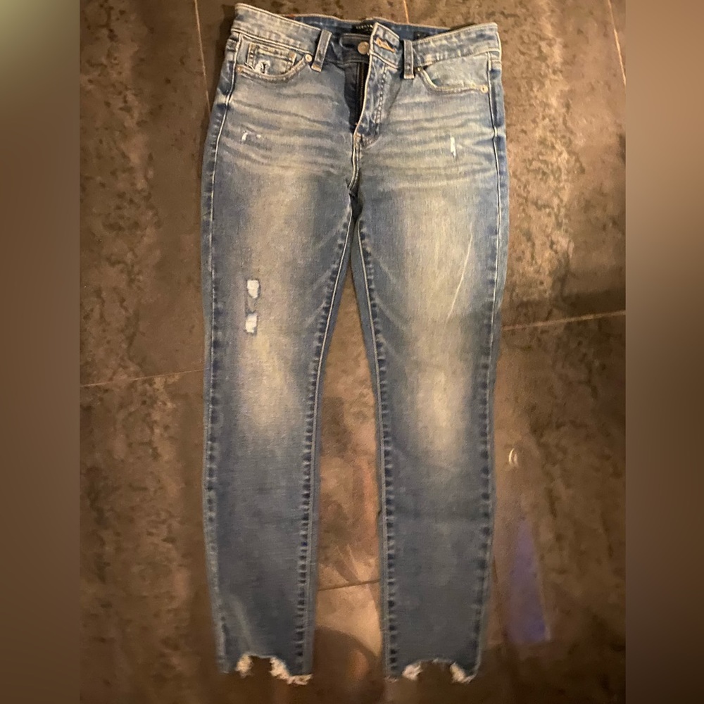 Luck brand skinny mid rise ava jeans